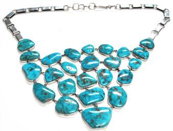 Melvin Francis Amazing Kingman Turquoise Necklace WOW