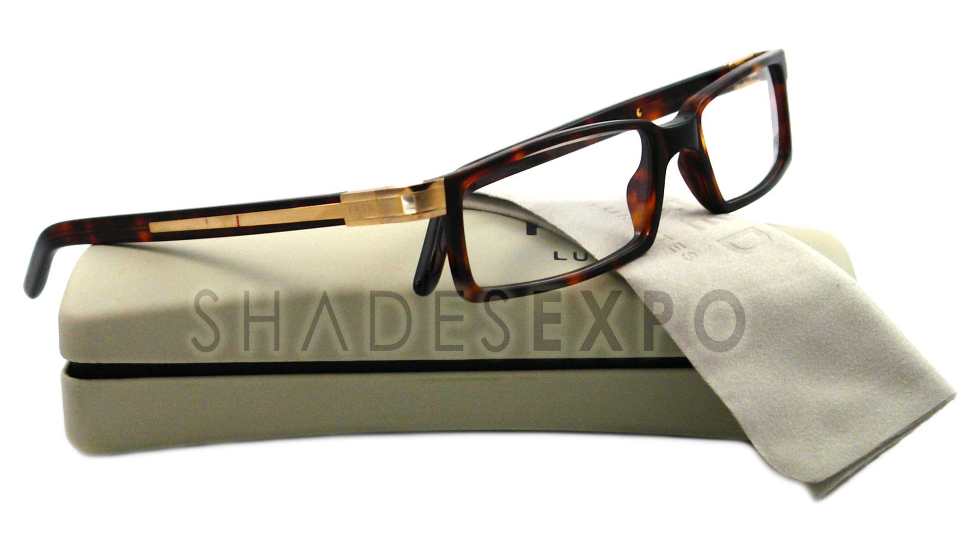 New Fred Eyeglasses Melville C4 Havana 004 FLA 8196