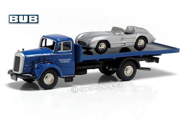 Bub 1 87 Set Mercedes Benz L6600 Mercedes 300 SLR Neu