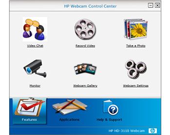 HP Webcam HD 2200 Model BR384AA ABA