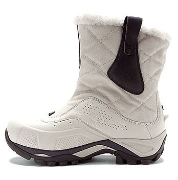 Merrell Womens Whiteout Mid Waterproof Winter Snow Boot Silver Birch 9