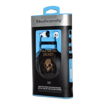 Skullcandy Full Metal Jacket Buds Microphone 11mm Earbuds Stereo 