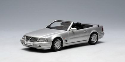 1997 Mercedes Benz 600 SL in Silver 1 43 Scale Diecast Autoart 56231