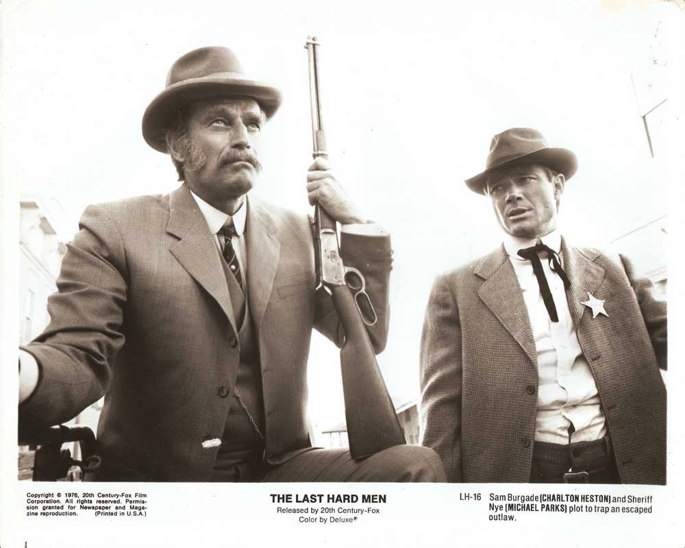 Charlton Heston Michael Parks The Last Hard Men 76