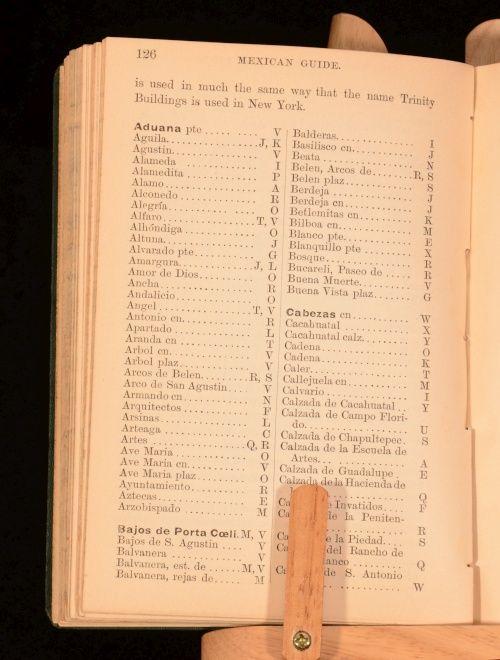 1890 The Mexican Guide Thomas Janvier Maps