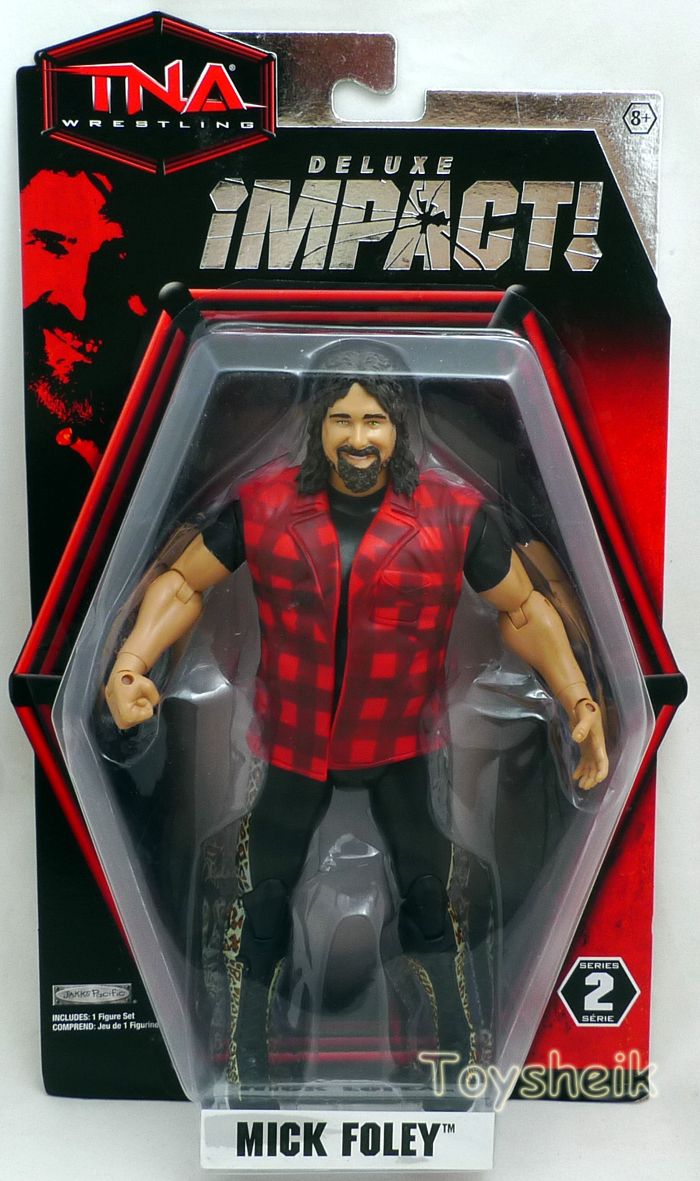 TNA Deluxe Impact S2 Mick Foley Figure Jakks