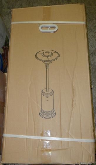 Garden Sun GS4400SS Floor Standing Propane Powered Patio Heater $200