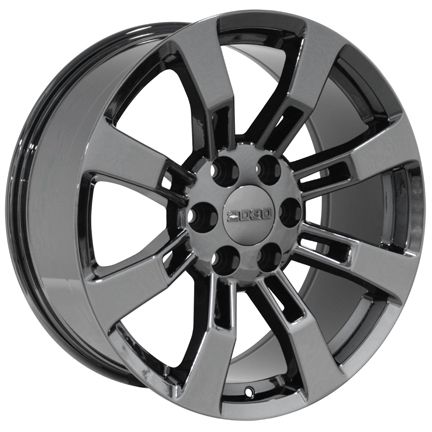 20 Black Chrome Escalade Wheels Rims Fit Cadillac GMC Yukon Tahoe