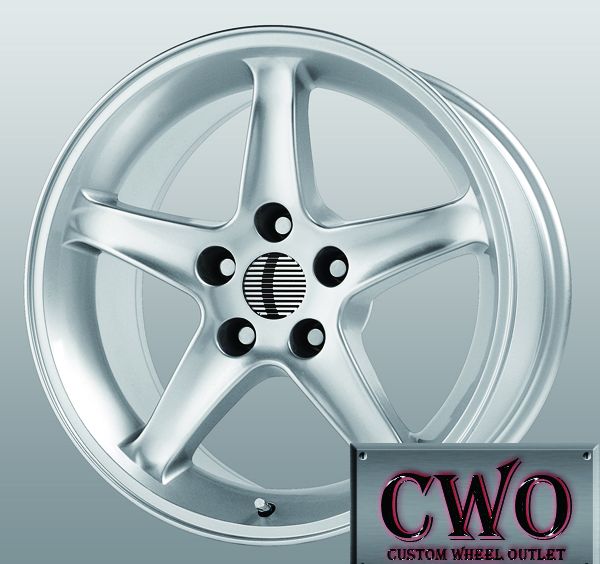 18 Silver Replica Cobra R Wheels 5x114 3 5 Lug Mustang Crown Vic