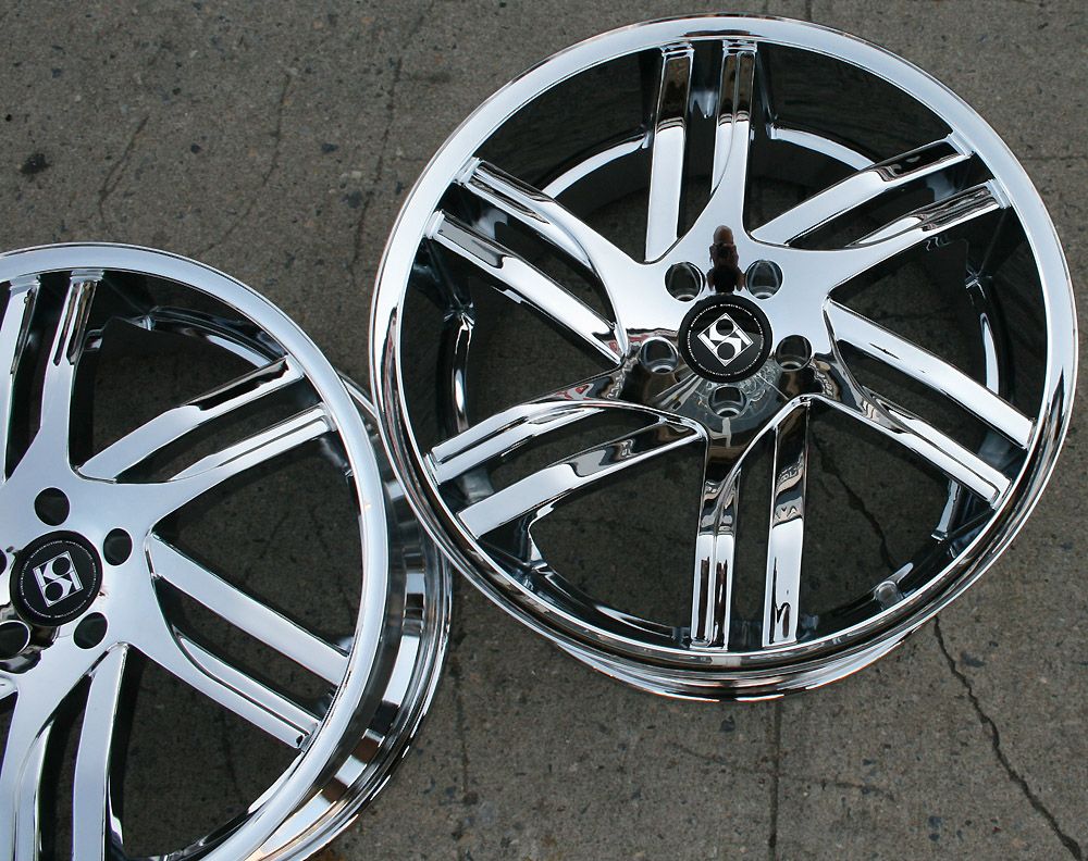 KOKO KOUTURE SPLINE 20 CHROME RIMS WHEELS BMW X3 E83 / 20 X 8.5/10 5H