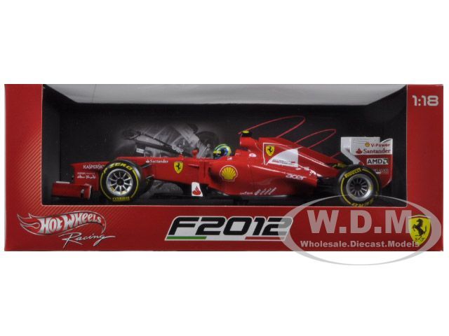 Ferrari F1 Formula 1 F2012 Team Felipe Massa 1 18 by Hotwheels X5521