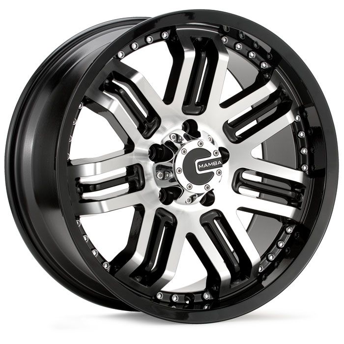 M3 Gloss Black Machined Wheels Rims Toyota Tacoma Silverado