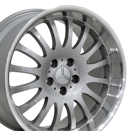 18 8 9 Silver Wheel Set of 4 Rims Fit Mercedes C E s Class SLK CLK