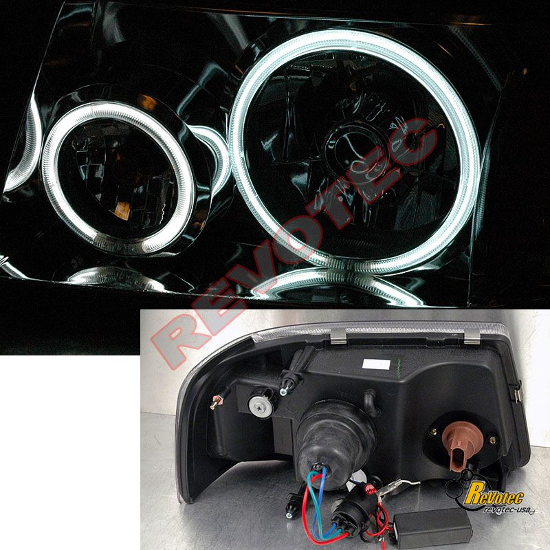 05 06 07 08 09 10 11 Ranger Dual CCFL Halo Rims LED Headlights