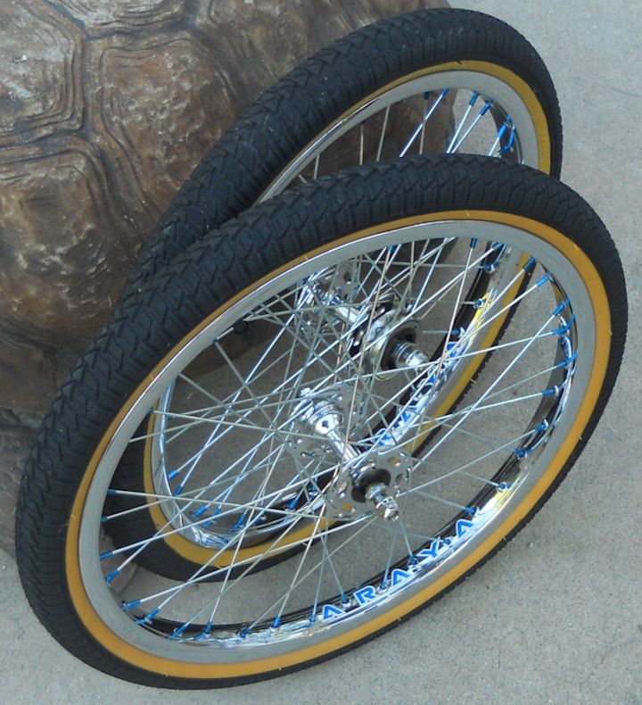 Vtg Old School BMX Araya 26 Cruiser Rim Wheels Hoops Mongoose KOS