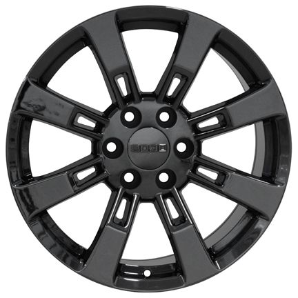 22 Black Chrome Rims Fit Cadillac Escalade Wheel Set