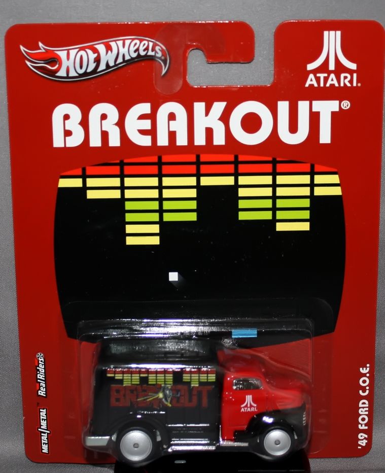 Hot Wheels Nostalgia Atari Series Breakout 49 Ford C O E