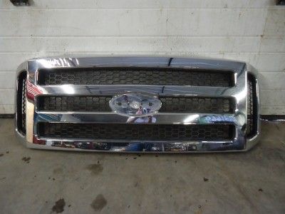 05 F250 F350 Grille Chrome Damage for Work Truck