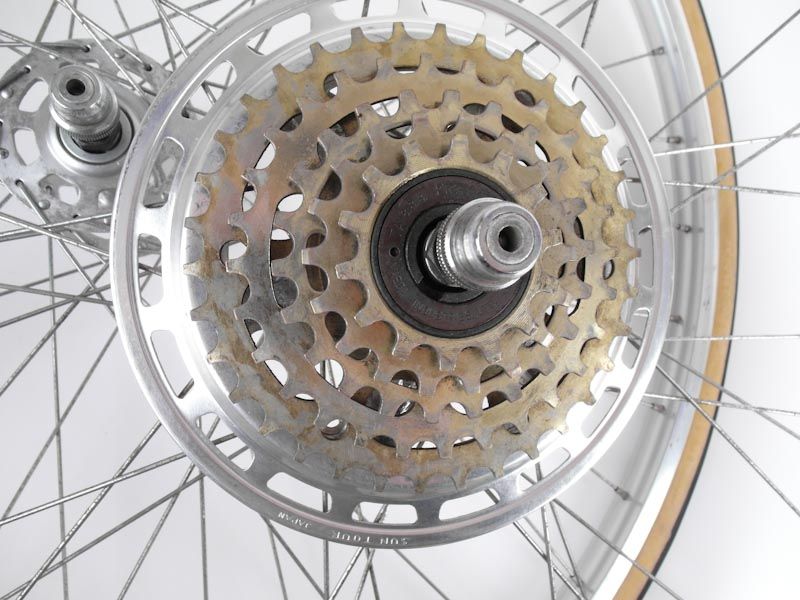 Vtg Araya 27” Touring Road Bike Wheels Suntour 14 34 36 Hole 126mm