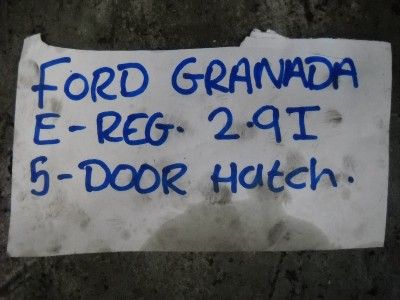 Ford Granada MK3 2 9i Heater Control Panel