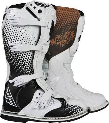 Fly Racing 2013 Maverik MX Boots Vapor Adult 10 Size Black New