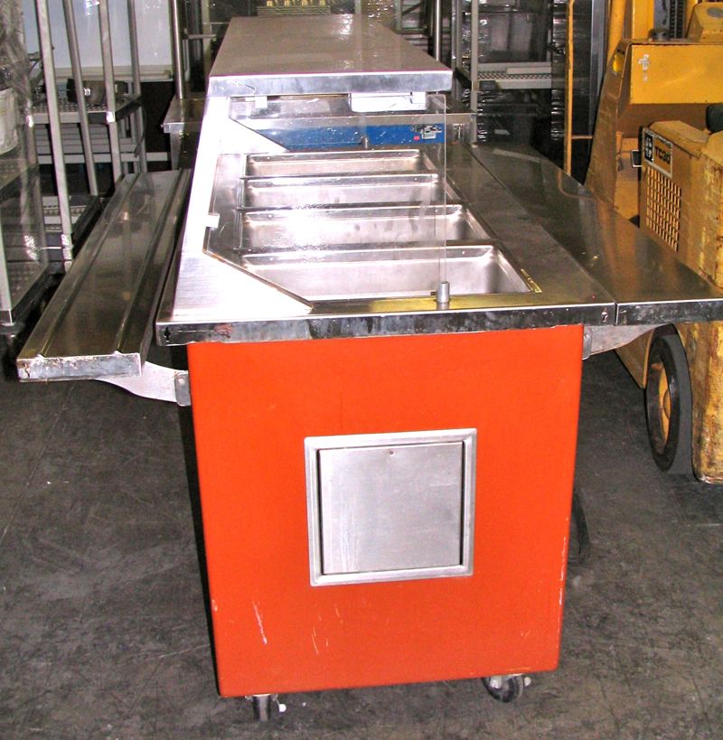 Delfield Hot Food Mobile Serving Counter, Buffet Table Line Catering