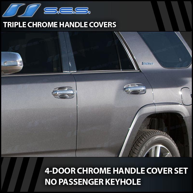 2010 2013 Toyota 4Runner Chrome Door Handle Covers