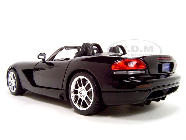 2003 Dodge Viper SRT 10 Black 1 18 Diecast Model Car