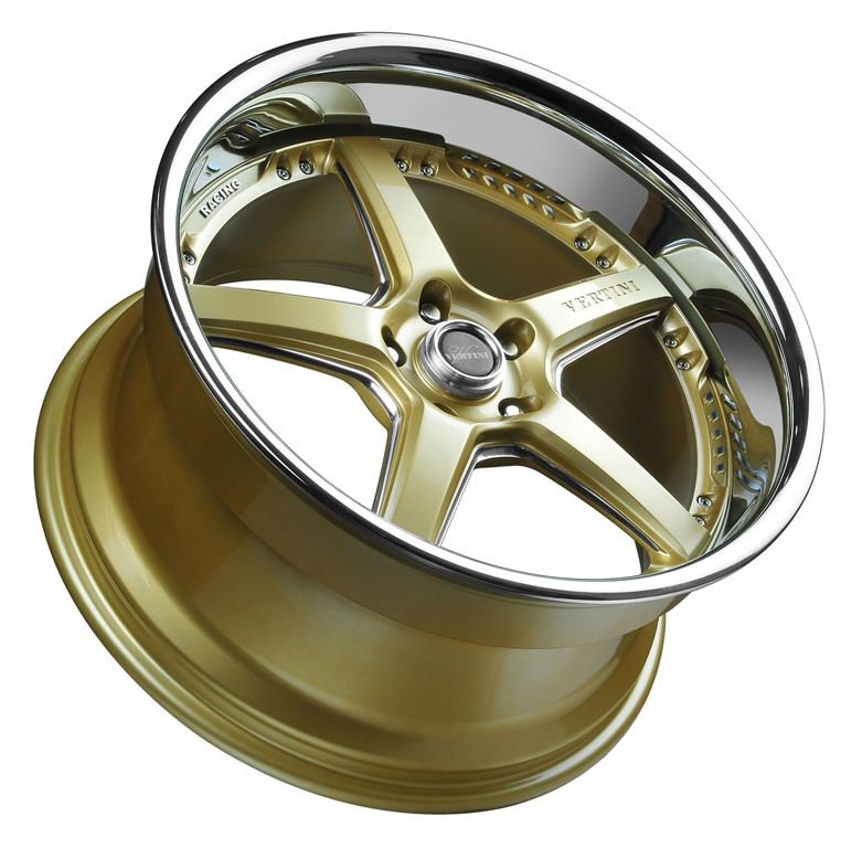 Vertini Drift 19x9 0 Wheels 5x114 3 Rims Et 20mm Gold