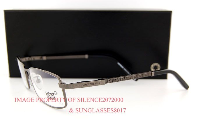 New Mont Blanc Eyeglasses Frames 246 008 Gunmetal Men