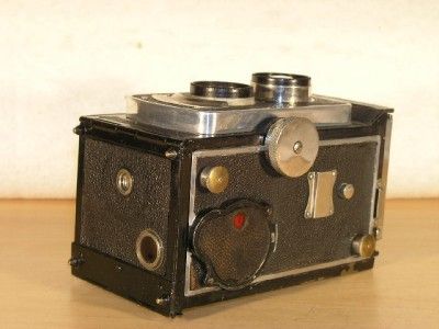 Vintage CA 1934 Foth Flex 120 6x6 TLR Camera