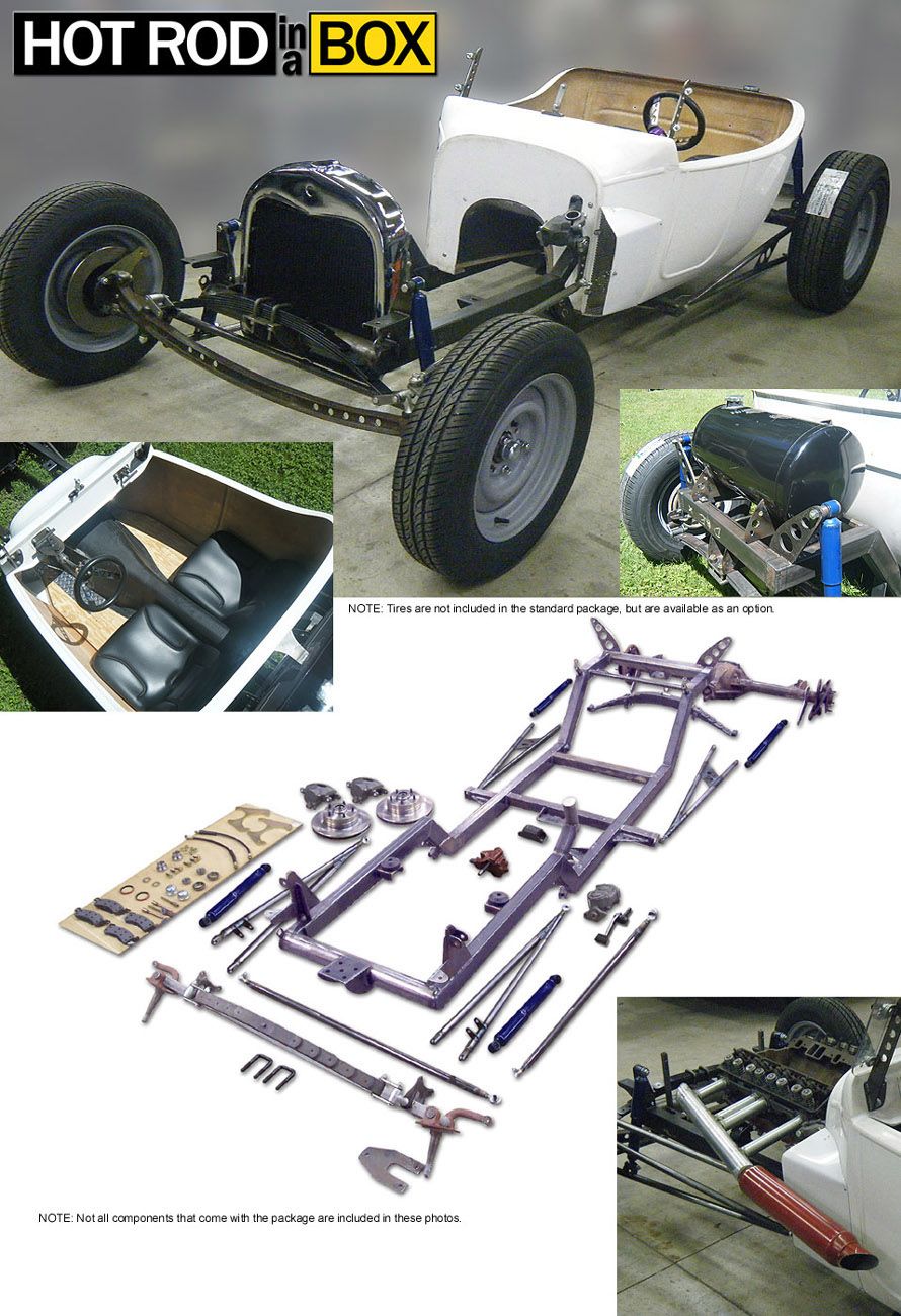 1923 Rat Rod Hot Replica Kit Makes Hot Rod in A Box Kit