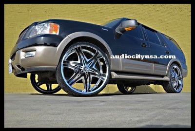 28 Diablo Wheels and Tires Pkg Forfor Chevy Ford Dodge RAM Rim Tahoe