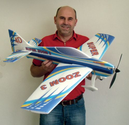 Hacker Super Zoom 3 Blue EPP 3D Aerobatic RC Airplane