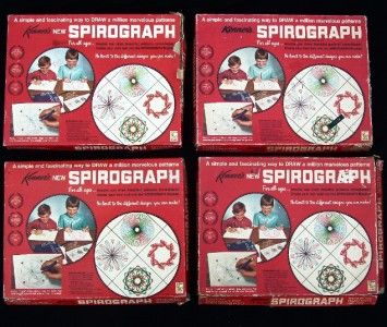 Lot of 4 Vintage 1967 Kenners Spirograph No 401 for Parts