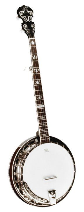 Morgan Monroe MB NK100 Deluxe Nickel Banjo w Case