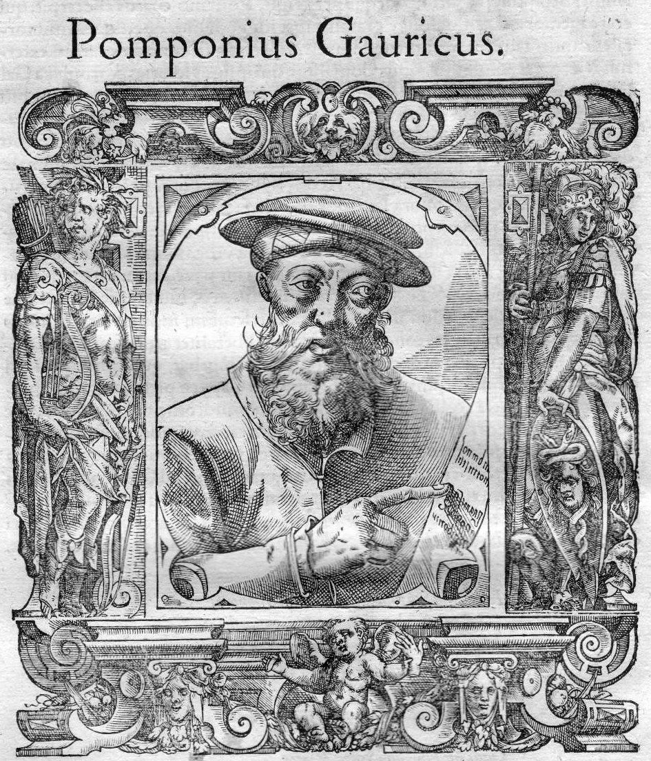 1577   Pomponio Gaurico/Pomponius Gauricus Portrait