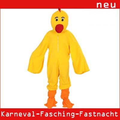 KÜKEN ENTE KOSTÜM EINHEITSGRÖSSE FASCHINGKARNEVAL KARNEVALSKOSTÜM