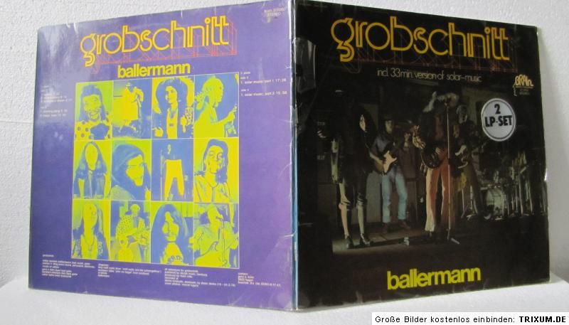 grobschnitt 2lp ballermann, vinyl brain 2/1050, Krautrock