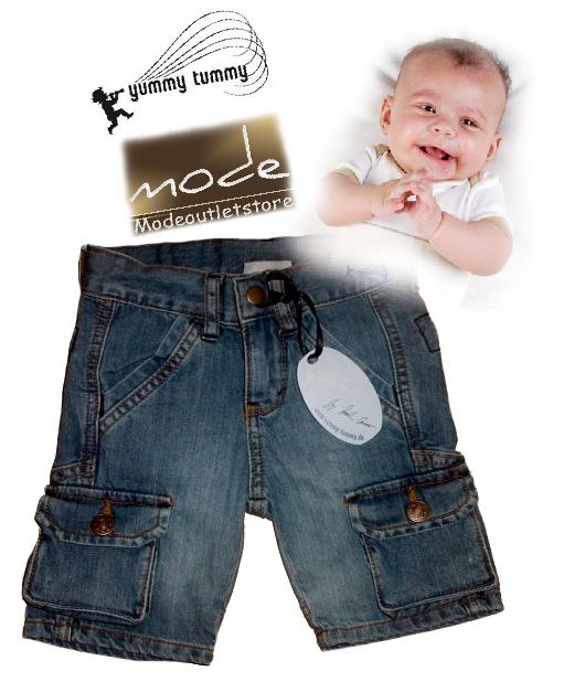 Yummy Tummy Sarah Connor Sommer BERMUDA HOSE Babyhose Jeanshose