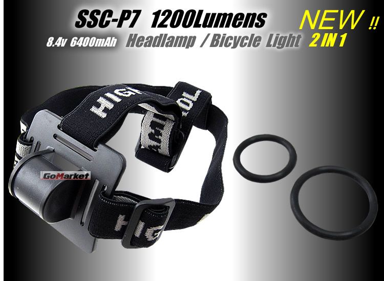 SSC P7 1200Lm LED Bicycle Light lamp HeadLight head RR
