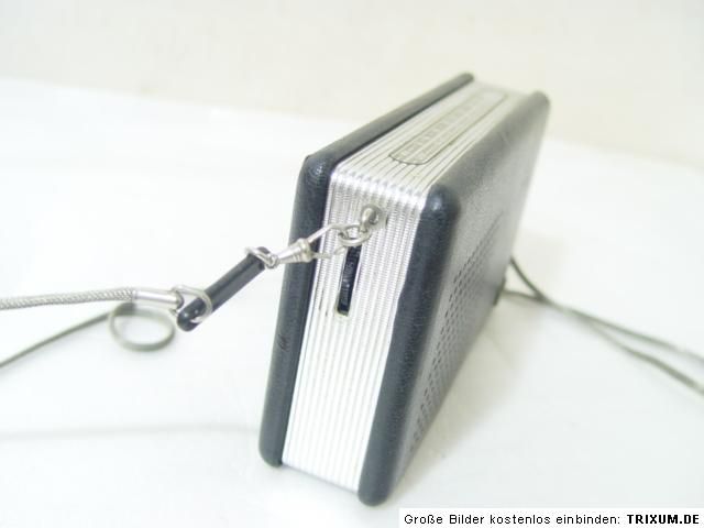 GRAETZ Grazia 1131 UKW Transistor Radio mit Kette Taschensuper an