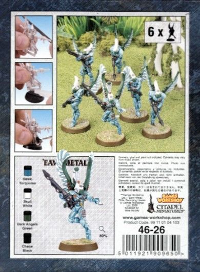 Eldar Swooping Hawks Aspect Warrior Squad USED