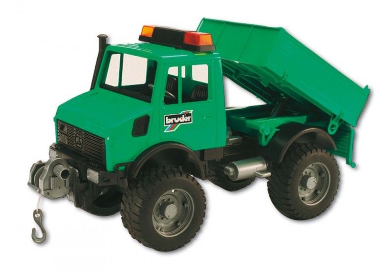 MB Unimog m.Ladepritsche+Seilwind L 40,5 x B 15,5 x H 19 cm