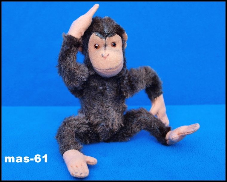 STEIFF JOCKO SCHIMPANSE AFFE CHIMPANZEE 10 CM VINTAGE