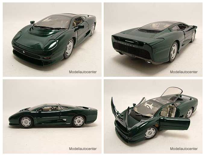 Jaguar XJ220 grün metallic, Modellauto 118 / Maisto