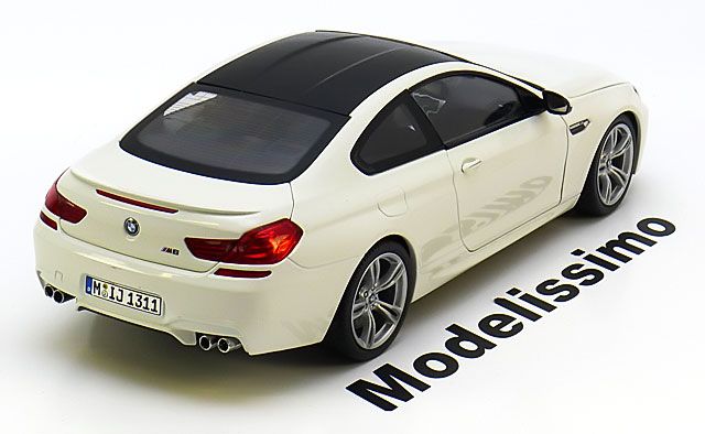 18 Paragon BMW M6 F13 Coupe 2012 white special edition by BMW