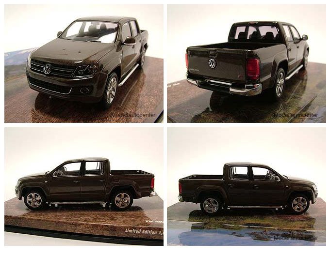 VW Amarok 2009 braun metallic, Modellauto 143 / Minichamps