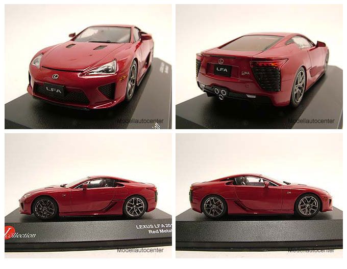 Lexus LFA 2011 rot metallic, Modellauto 143 / J Collection