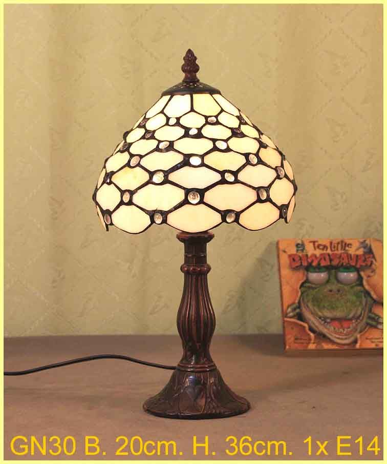 Tiffany Stand Tisch Lampe Tischlampe Tiffanylampe GN30